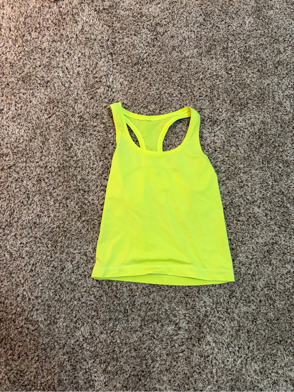 lululemon athletica swiftly tank yellow